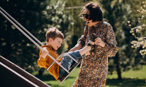 Mom-Playing-With-Son