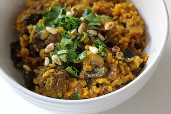 turmeric-mushroom-pilaf