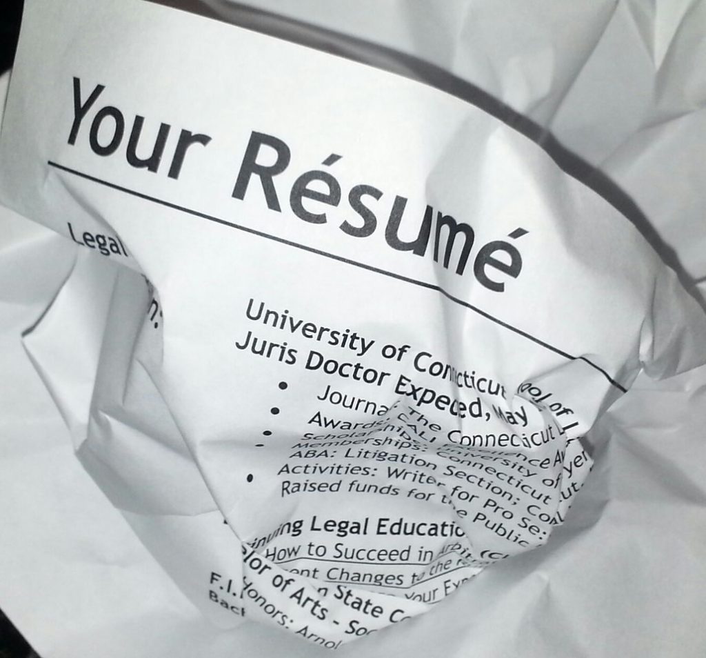 common resume mistakes