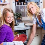 Make post-dinner chores fun with kids