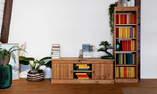 Corner Bookshelves