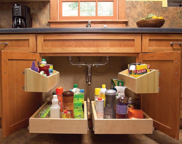 5 Ways to make the most of the space below your sink
