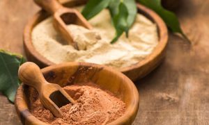 Sandalwood powder and Almond powder