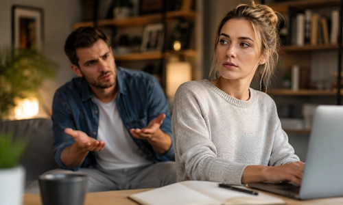 insecure partner may interpret independence as rejection
