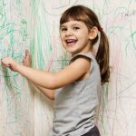 How to get crayon marks off walls