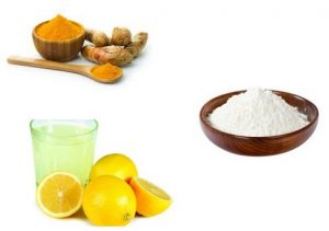 Rice powder with lemon juice