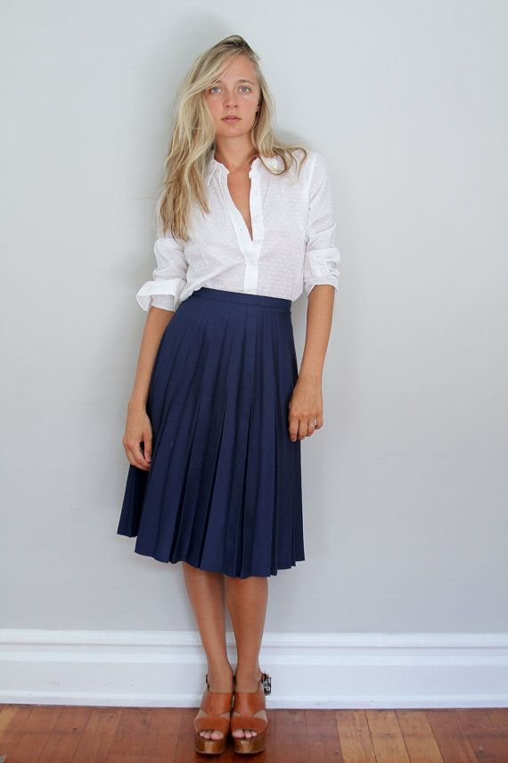 white shirt with skirt