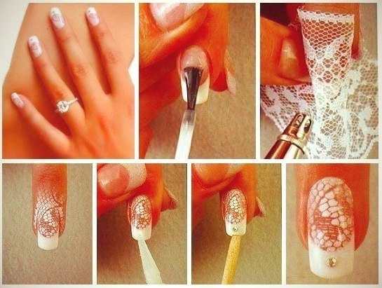 Lace and shining powders