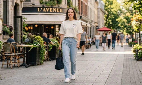 oversized tee for a relaxed look