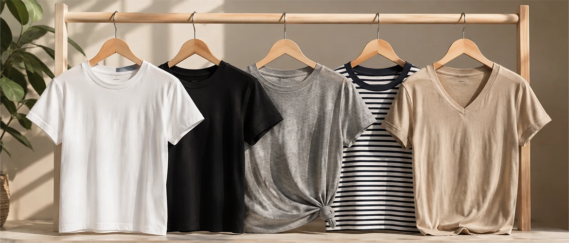 5 Types of T-Shirts Worth Keeping in Your Wardrobe
