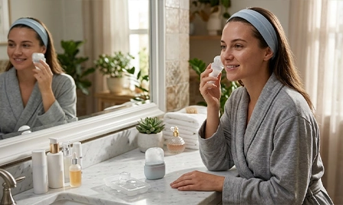 facial icing schedule