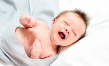 A crying baby