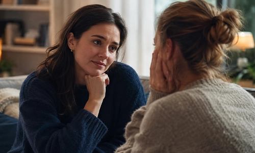 best friend listens to you without judgement