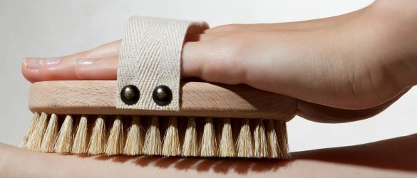 Dry brushing for skin health