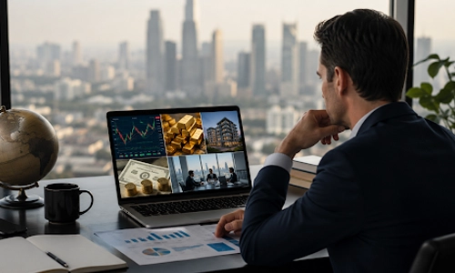 Decision-flow graphic helping foreign investors choose eligible Indian investment options based on goals and regulations.