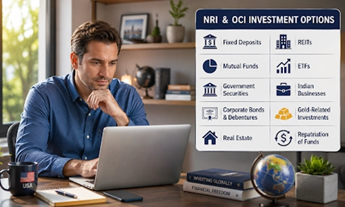 Comparison of investment options available to NRI and OCI investors versus other foreign nationals in India.