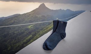 Keep Pairs of Socks together using a safety pin