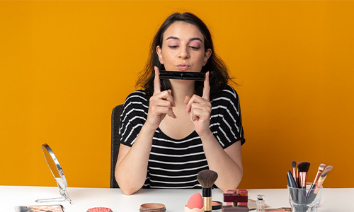 Lipstick Longevity Hack