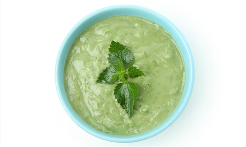 Spinach and Apple Puree