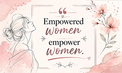 “Empowered women empower women.”