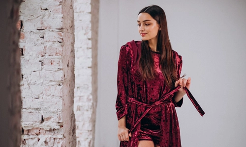  velvet dresses in style