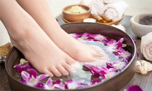 Pamper with a Foot Soak