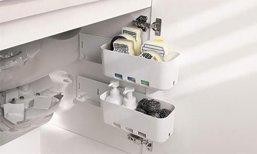 Use the Inside of the Cabinet Doors