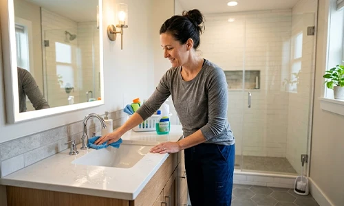 Clean your bathroom in just 15-minutes with this checklist